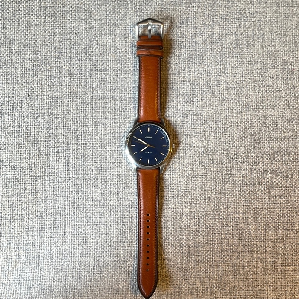 Fossil Men’s Leather Watch